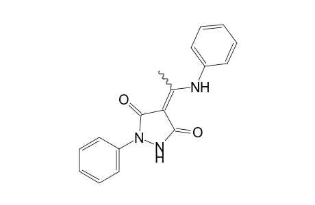 4-(1-Anilinoethylidene)-1-phenyl-3,5-pyrazolidinedione