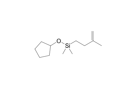 (Cyclopentyloxy)(dimethyl)(3-methyl-3-butenyl)silane