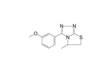 3-(3-Methoxyphenyl)-5-methyl-5,6-dihydrothiazolo[2,3-c][1,2,4]triazole