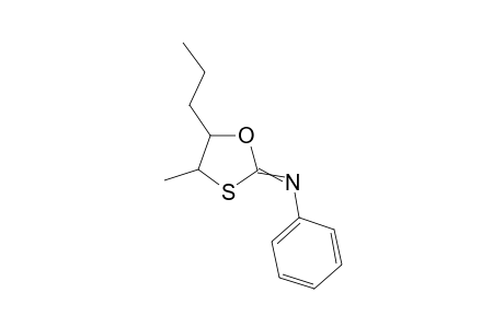 N-(4-Methyl-5-propyl-1,3-oxathiolan-2-ylidene)benzenamine