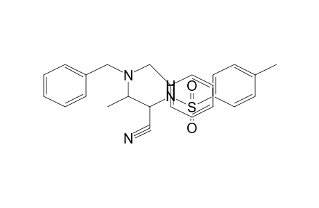 Butanenitrile, 3-(dibenzylamino)-2-(p-toluenesulfonylamino)-