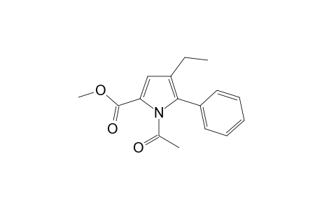 Methyl 1-acetyl-4-ethyl-5-phenyl-1H-pyrrole-2-carboxylate