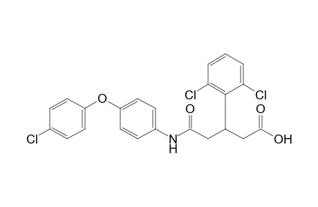 4'-(p-chlorophenoxy)-3-(2,6-dichlorophenyl)glutaranilic acid