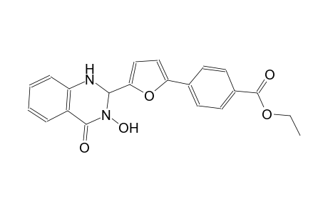 ethyl 4-[5-(3-hydroxy-4-oxo-1,2,3,4-tetrahydro-2-quinazolinyl)-2-furyl]benzoate