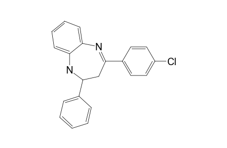 4-(4-Chlorophenyl)-2-phenyl-2,3-dihydro-1H-1,5-benzodiazepine