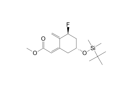 (2Z)-2-[(3S,5R)-5-[tert-butyl(dimethyl)silyl]oxy-3-fluoro-2-methylene-cyclohexylidene]acetic acid methyl ester