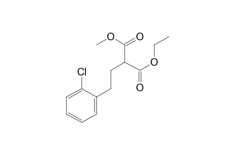 1-Ethyl 3-methyl 2-[2-(2-chlorophenyl)ethyl]propanedioate