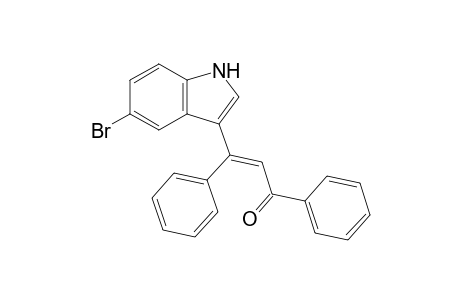 3-(5-Bromo-1H-indol-3-yl)-1,3-diphenylprop-2-en-1-one