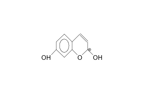 7-Hydroxy-coumarin cation