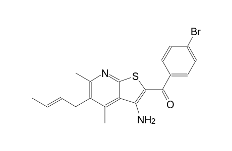methanone, [3-amino-5-[(2E)-2-butenyl]-4,6-dimethylthieno[2,3-b]pyridin-2-yl](4-bromophenyl)-