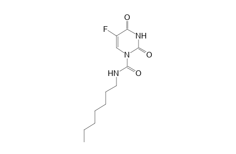 3,4-dihydro-2,4-dioxo-5-fluoro-N-heptyl-1(2H)-pyrimidinecarboxamide