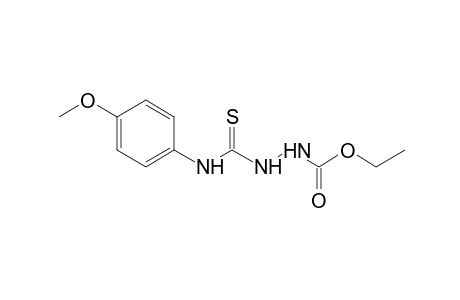 3-[(p-methoxyphenyl)thiocarbamoyl]carbazic acid, ethyl ester