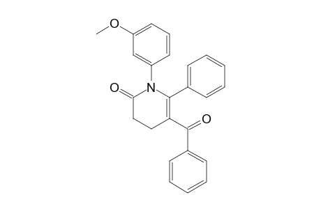 5-Benzoyl-1-(3-methoxyphenyl)-6-phenyl-3,4-dihydropyridin-2(1H)-one