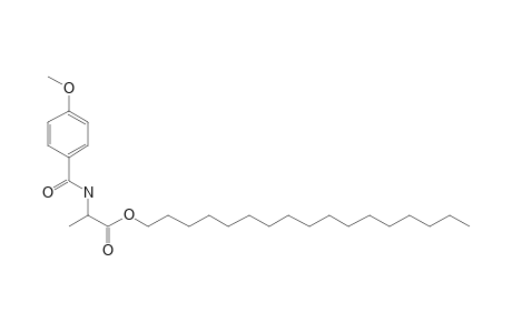 D-Alanine, N-(4-anisoyl)-, heptadecyl ester