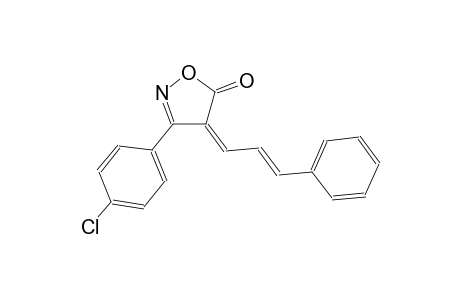 (4Z)-3-(4-chlorophenyl)-4-[(2E)-3-phenyl-2-propenylidene]-5(4H)-isoxazolone