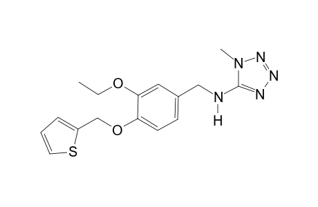 1H-tetrazol-5-amine, N-[[3-ethoxy-4-(2-thienylmethoxy)phenyl]methyl]-1-methyl-