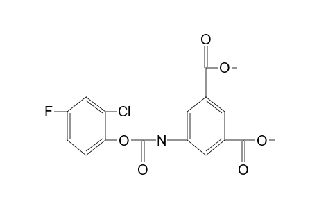 5-(carboxyamino)isophthalic acid, 5-(2-chloro-4-fluorophenyl) 1,3-dimethyl ester