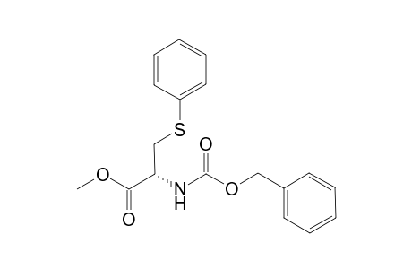 METHYL-(R)-2-BENZYLOXYCARBONYLAMINO-3-PHENYLTHIOPROPANOATE
