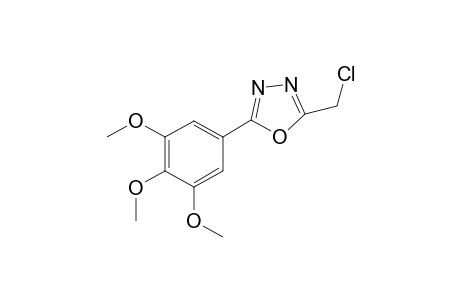 5-Chloromethyl-2-(3,4,5-trimethoxyphenyl)-1,3,4-oxadiazole