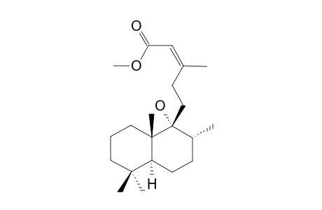 METHYL-8-BETA-H-9-ALPHA-HYDROXY-LABDA-13Z-EN-15-OATE