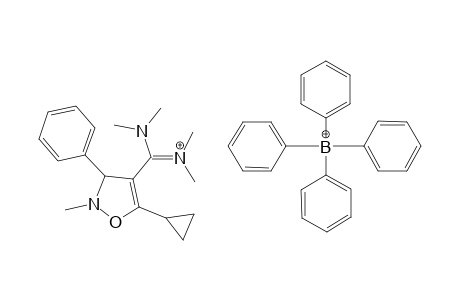 5-CYCLOPROPYL-N,N,N',N',2-PENTAMETHYL-3-PHENYL-2,3-DIHYDROISOXAZOLE-4-CARBOXAMIDINIUM-TETRAPHENYLBORATE