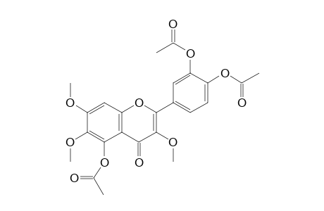 2-(Acetyloxy)-4-[5-(acetyloxy)-3,6,7-trimethoxy-4-oxo-4H-chromen-2-yl]phenyl acetate