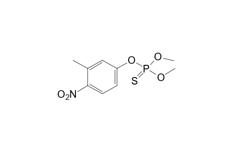 phosphorothioic acid, O,O-dimethyl O-4-nitro-m-tolyl ester