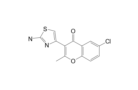 3-(2-amino-4-thiazolyl)-6-chloro-2-methylchromone