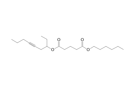 Glutaric acid, hexyl non-5-yn-3-yl ester