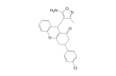 9-(5-Amino-3-methylisoxazol-4-yl)-3-(4-chlorophenyl)-2,3,4,9-tetrahydro-1H-xanthen-1-one