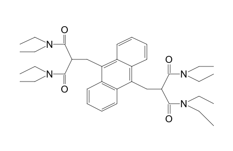 Anthracene, 9,10-bis[2,2-bis(diethylaminocarbonyl)ethyl]-