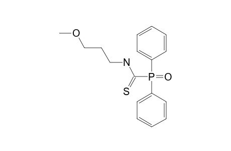 1-(diphenylphosphinyl)-N-(3-methoxypropyl)thioformamide