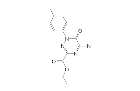 Ethyl 5-amino-6(1H)-oxo-1-p-tolyl-1,2,4-triazine-3-carboxylate