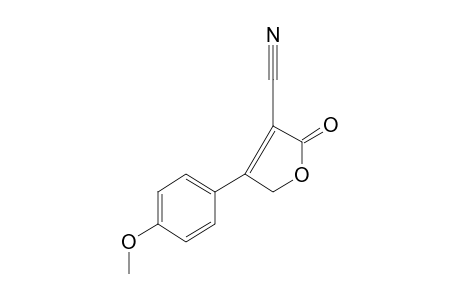 2,5-DIHYDRO-4-(p-METHOXYPHENYL)-2-OXO-3-FURONITRILE