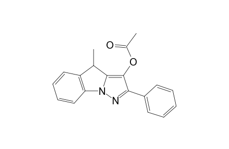 (4-methyl-2-phenyl-4H-pyrazolo[1,5-a]indol-3-yl) acetate