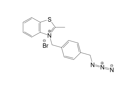 3-(4-(Azidomethyl)benzyl)-2-methylbenzo[d]thiazol-3-iumbromide