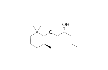 (R)1-[((S)-2',2',6'-trimethylcyclohexyl)oxy]pentan-2-ol