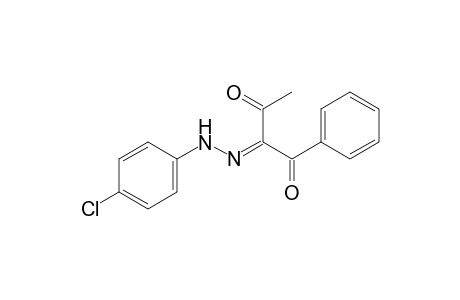 1-Phenyl-1,2,3-butanetrione, 2-(p-chlorophenyl)hydrazone