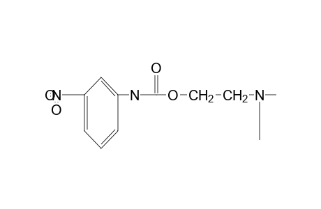 m-nitrocarbanilic acid, 2-(dimethylamino)ethyl ester