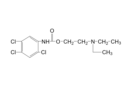 2,4,5-trichlorocarbanilic acid, 2-(diethylamino)ethyl ester