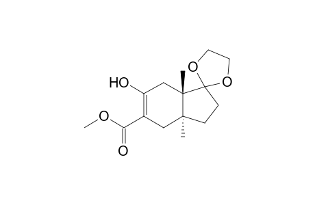 Methyl 9-(ethylenedioxy)-3-hydroxy-1,6-dimethylbicyclo[4.3.0]non-3-en-4-carboxylate