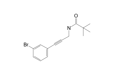 N-(3-(3-bromophenyl)prop-2-ynyl)pivalamide