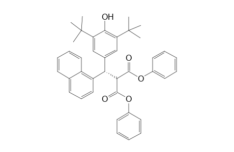 diphenyl (S)-2-((3,5-di-tert-butyl-4-hydroxyphenyl)(naphthalen-1-yl)methyl)malonate