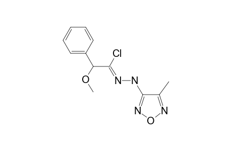 2-methoxy-N-[(4-methylfurazan-3-yl)amino]-2-phenyl-acetimidoyl chloride