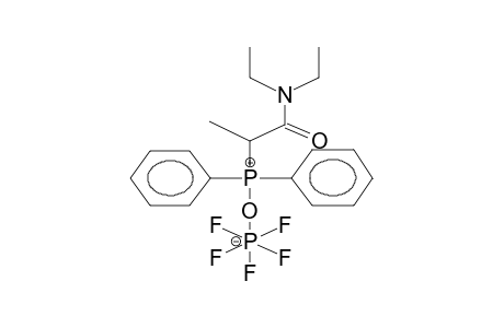 DIPHENYL(1-N,N-DIETHYLCARBAMOYLETHYL)PHOSPHINOXIDE-PHOSPHOROUSPENTAFLUORIDE COMPLEX