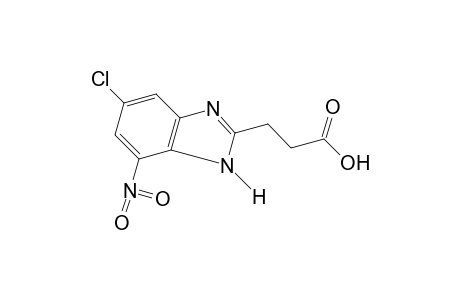 5-chloro-7-nitro-2-benzimidazolepropionicacid