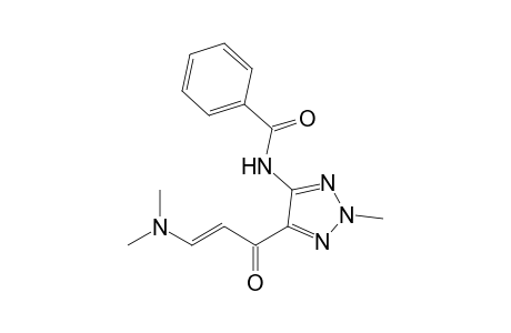 5-(Benzoylamino0-4-[3'-(dimethylamino)acryloyl]-2-methyl-1,2,3-triazole