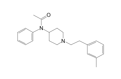 1-[2-(3-methylphenyl)ethyl]-4-(N-acetanilido)piperidine