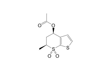 (4R,6S)-6-METHYL-5,6-DIHYDRO-4H-THIENO-[2,3-B]-THIOPYRAN-7,7-DIOXIDE-4-ETANOATE