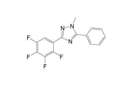 1-Methyl-3-(2,3,4,5-tetrafluorophenyl)-5-phenyl-1,2,4-triazole